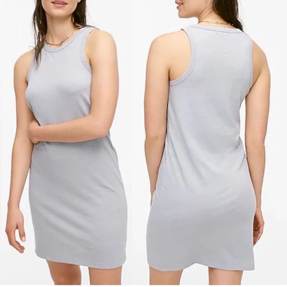 J. Crew Light Gray Sleeveless Dress